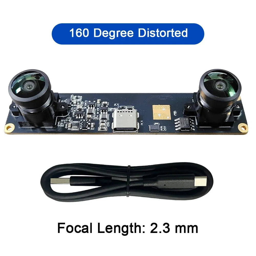 USB-Kameramodul 4MP 1080P Dual-Lens Stereo 3D-Tiefenmessung