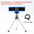 USB-Kameramodul 720P Dual-Objektiv 3D-Tiefenerkennung Gesichtserkennung – Farbe 4.2mm with tripod
