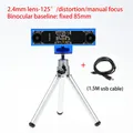 USB-Kameramodul 720P Dual-Objektiv 3D-Tiefenerkennung Gesichtserkennung – Farbe 2.4mm with tripod