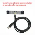 USB-Kameramodul 720P Dual-Objektiv 3D-Tiefenerkennung Gesichtserkennung – 2