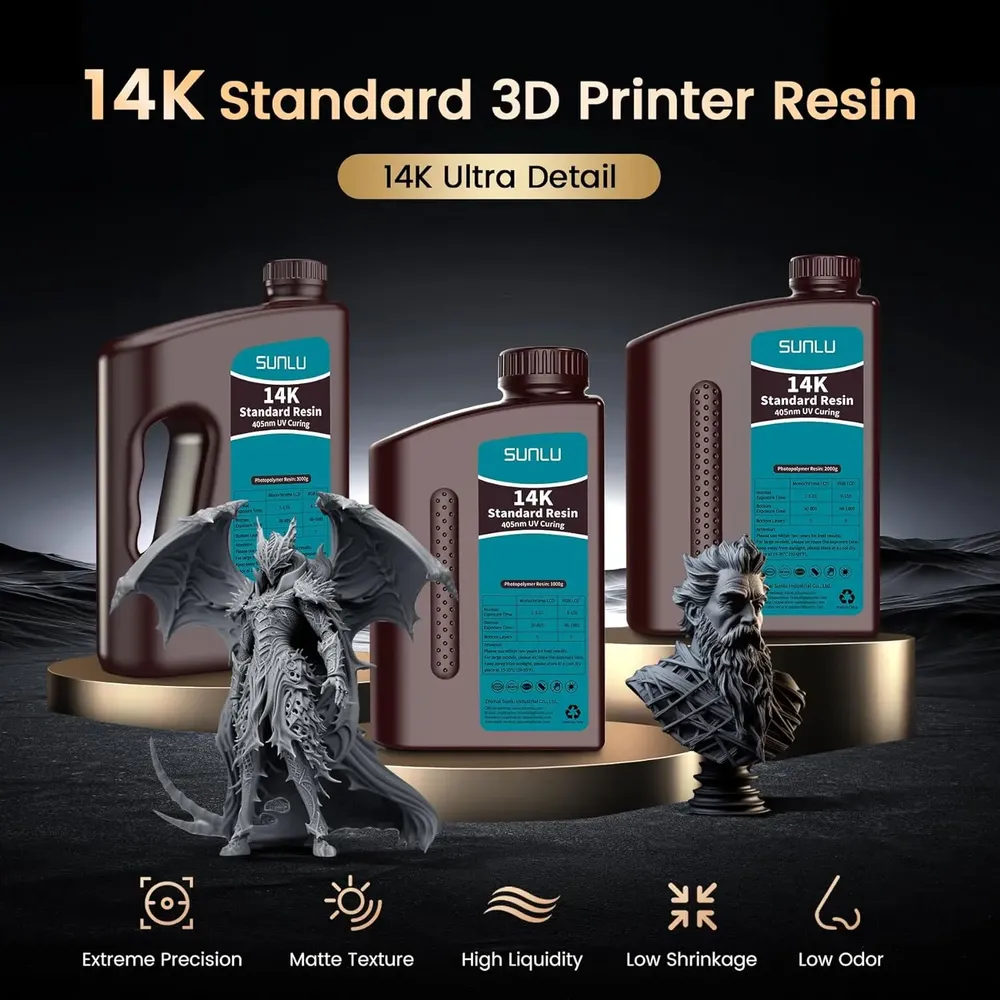 UV-Harz 405 nm geringer Geruch hohe Präzision 14K
