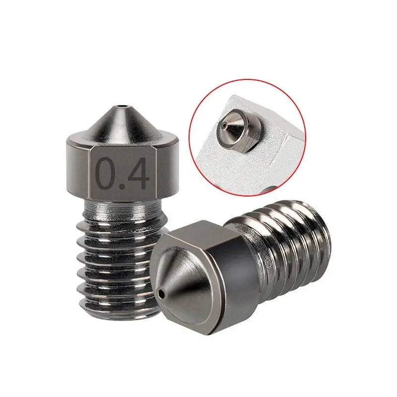 V6 Düse gehärtete Stahldüse 0,2 bis 1 mm für Ender 3 Prusa I3