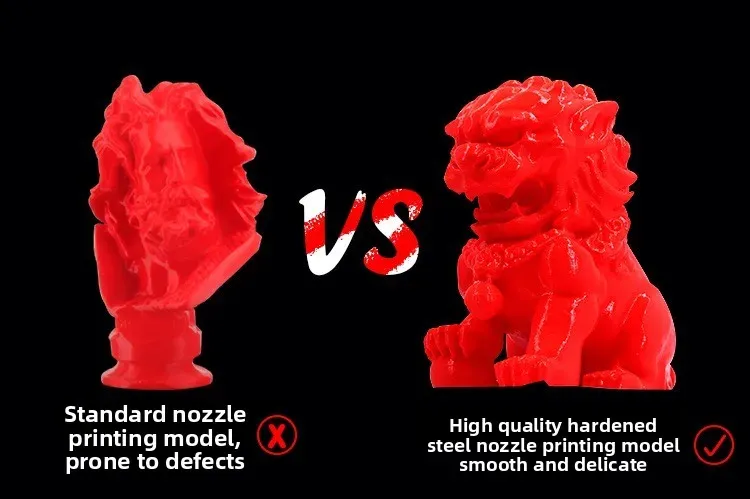 V6 Düse gehärtete Stahldüse 0,2 bis 1 mm für Ender 3 Prusa I3