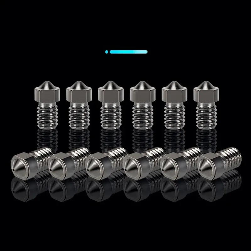 V6 Düse gehärtete Stahldüse 0,2 bis 1 mm für Ender 3 Prusa I3