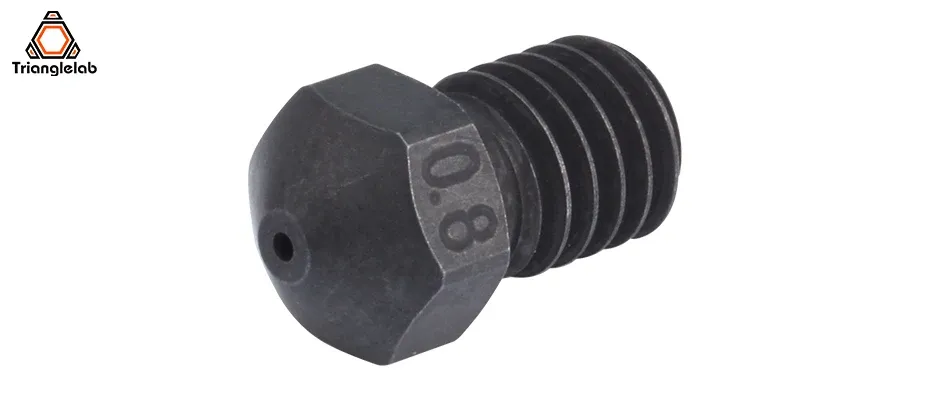 V6 Düse gehärtete Stahldüse für PEI PEEK Kohlefaserfilament