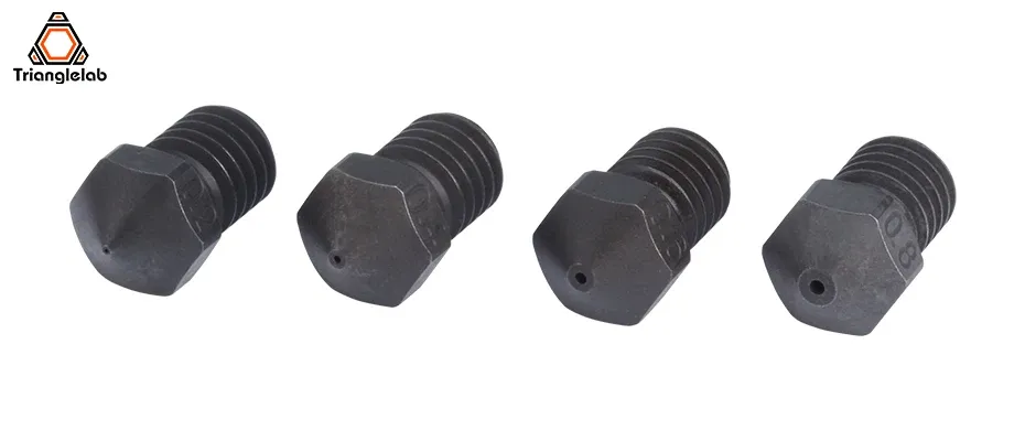 V6 Düse gehärtete Stahldüse für PEI PEEK Kohlefaserfilament