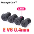 V6 Düse gehärtete Stahldüse für PEI PEEK Kohlefaserfilament – Farbe EV6 HDS 0.4mm