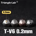 V6 Düse gehärtete Stahldüse für PEI PEEK Kohlefaserfilament – Farbe TV6 HDS 0.2mm