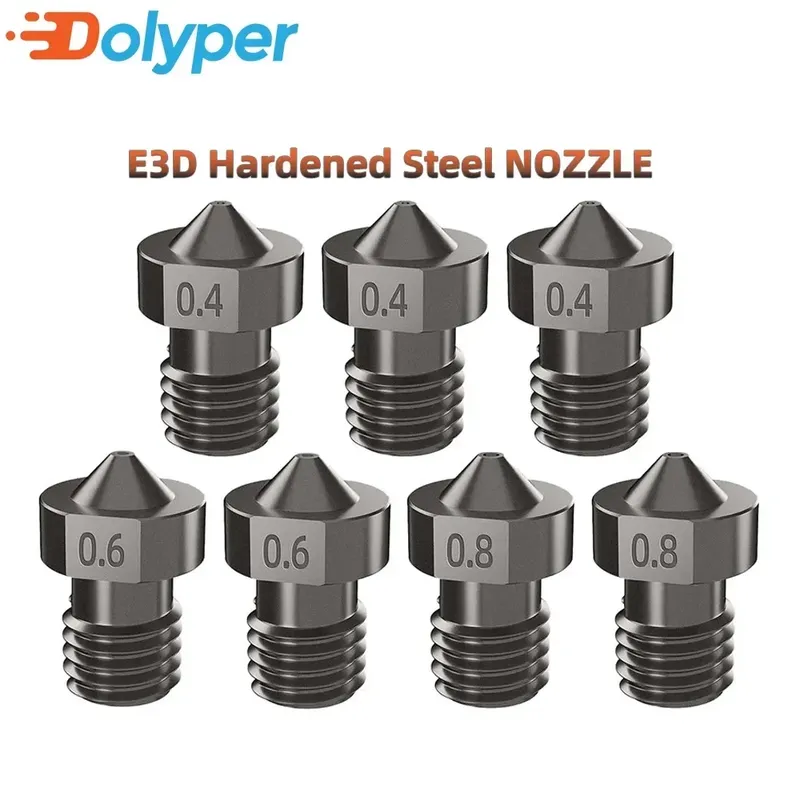 V6 Düsen-Set aus gehärtetem Stahl 0,2 bis 0,8 mm
