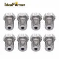 V6 Edelstahl Düse M6 für 1,75 oder 3,0 mm Filament 0,2 bis 1,0 mm – 3