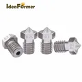 V6 Edelstahl Düse M6 für 1,75 oder 3,0 mm Filament 0,2 bis 1,0 mm – 6