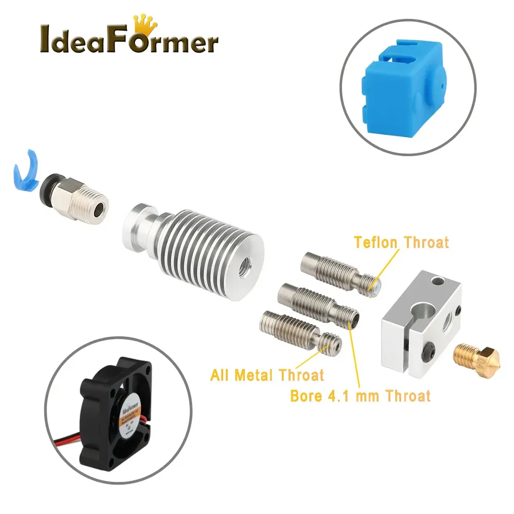 V6 Hotend Kit 1,75mm 12V/24V Bowden Extruder