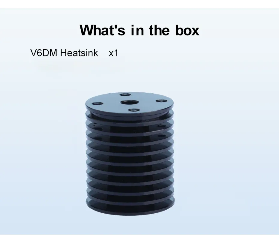 V6DM Kühlkörper kompatibel mit V6 Heatbreak Heizblock für VORON CHC Kit