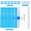 Vakuumbeutel Filament 35x35 cm 12 Stück transparent – Farbe Nur 12 Stück Beutel