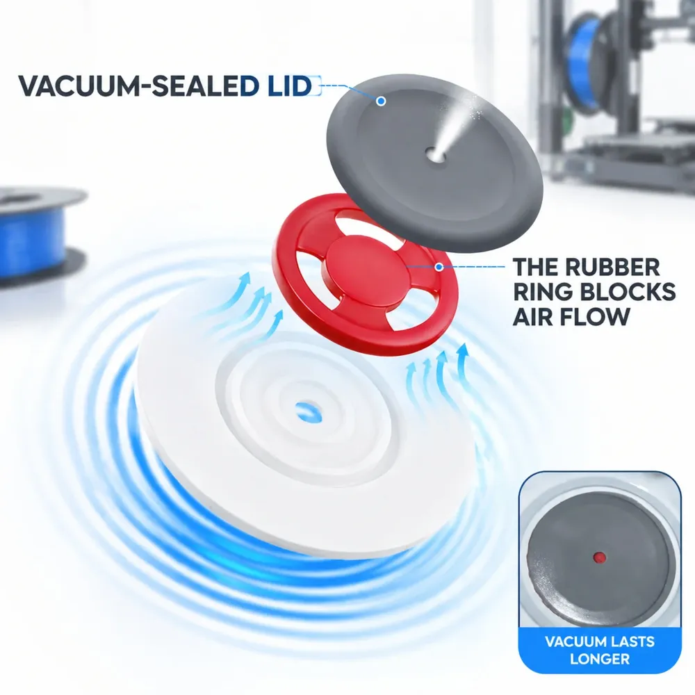 Vakuumbeutel Filament dickeres Material auslaufsicher