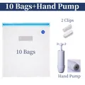 Vakuumbeutel Filament feuchtigkeitsbeständig mit Pumpe – Farbe 10 Bags-Manual Pump