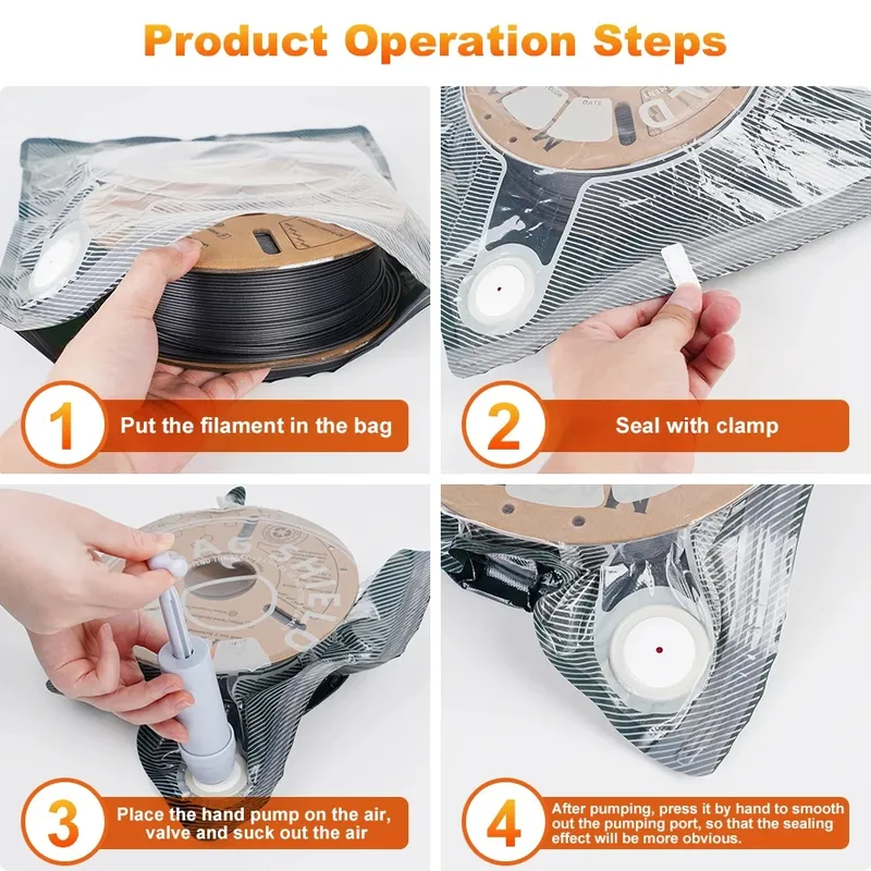 Vakuumbeutel Filament feuchtigkeitsbeständig starke Dichtung