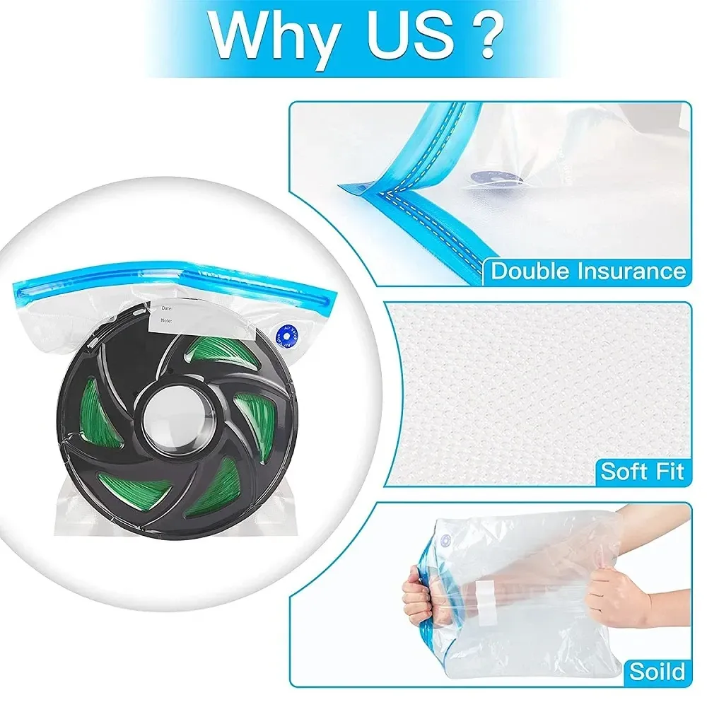 Vakuumbeutel Filament feuchtigkeitsbeständig versiegelt