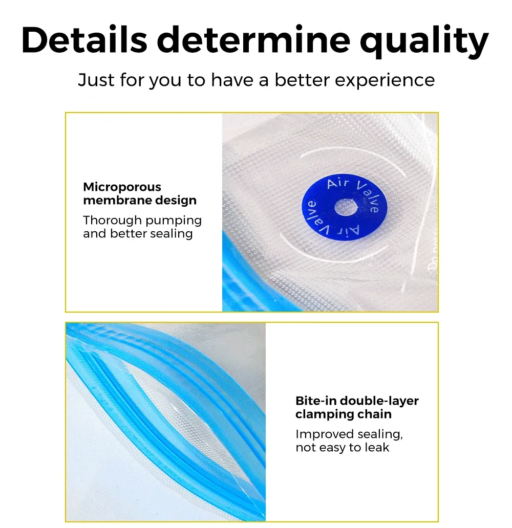 Vakuumbeutel Filament feuchtigkeitsbeständig versiegelt