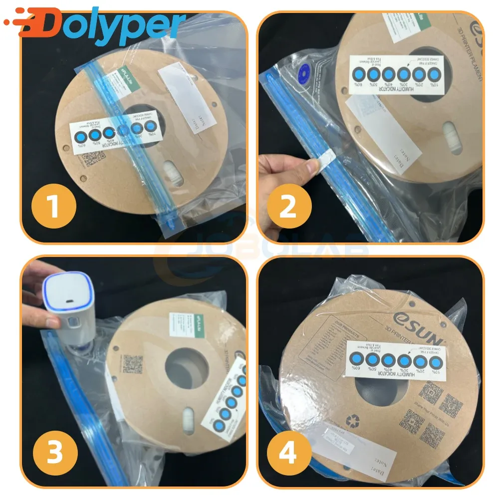 Vakuumbeutel Filament vakuumversiegelt hält trocken
