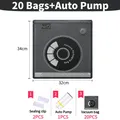 Vakuumbeutel für 3D-Filament 5 bis 30 Stück feuchtigkeitsgeschützt – Farbe 20 Bags-Auto Pump