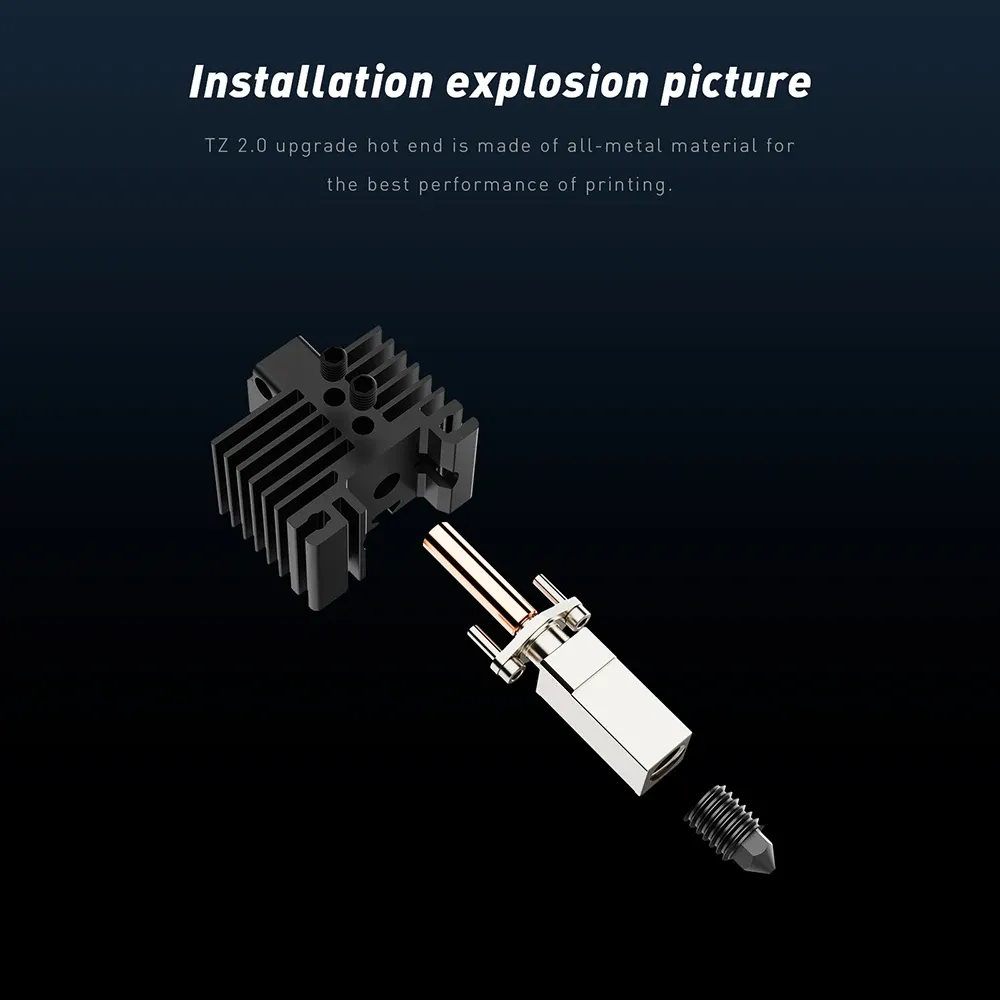 Verbessertes Hotend mit Bimetall-Heatbreak für Bambu Lab X1 X1-Carbon P1P P1S