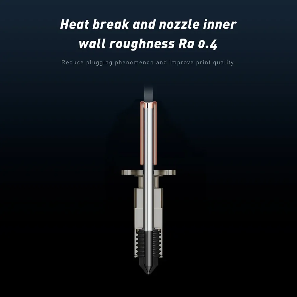 Verbessertes Hotend mit Bimetall-Heatbreak für Bambu Lab X1 X1-Carbon P1P P1S
