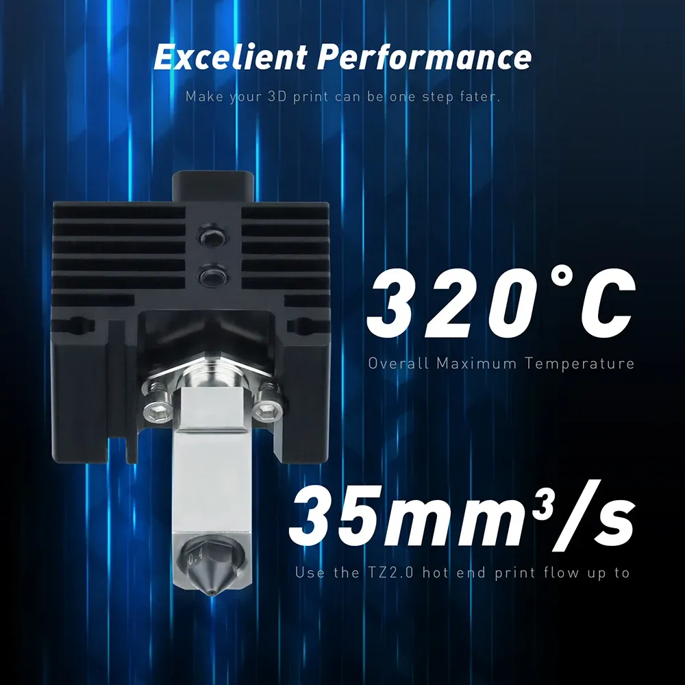 Verbessertes Hotend mit Bimetall-Heatbreak für Bambu Lab X1 X1-Carbon P1P P1S