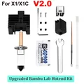 Verbessertes Hotend mit Bimetall-Heatbreak für Bambu Lab X1 X1-Carbon P1P P1S – Farbe Hotend V2.0 Kit A