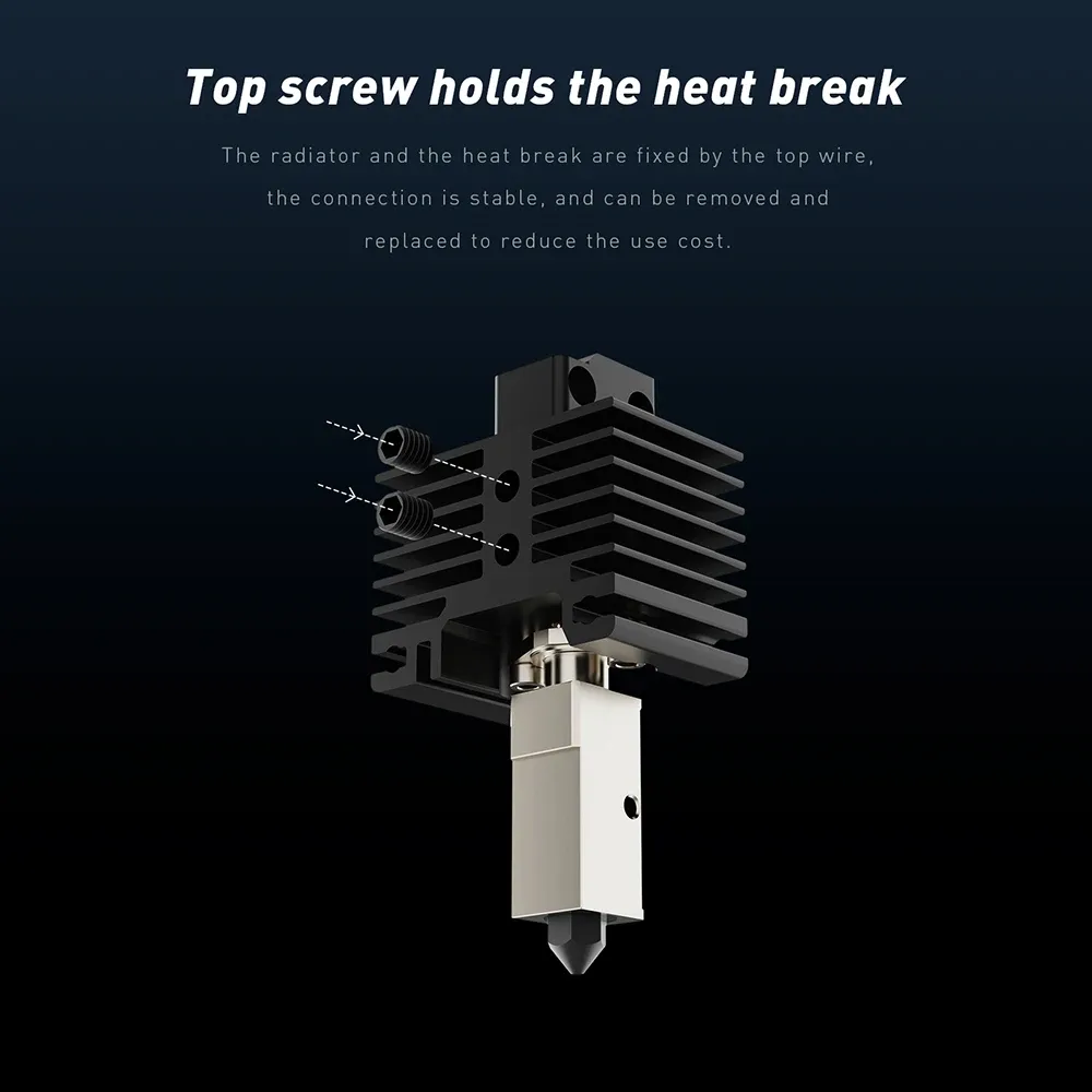 Verbessertes Hotend mit Bimetall-Heatbreak für Bambu Lab X1 X1-Carbon P1P P1S