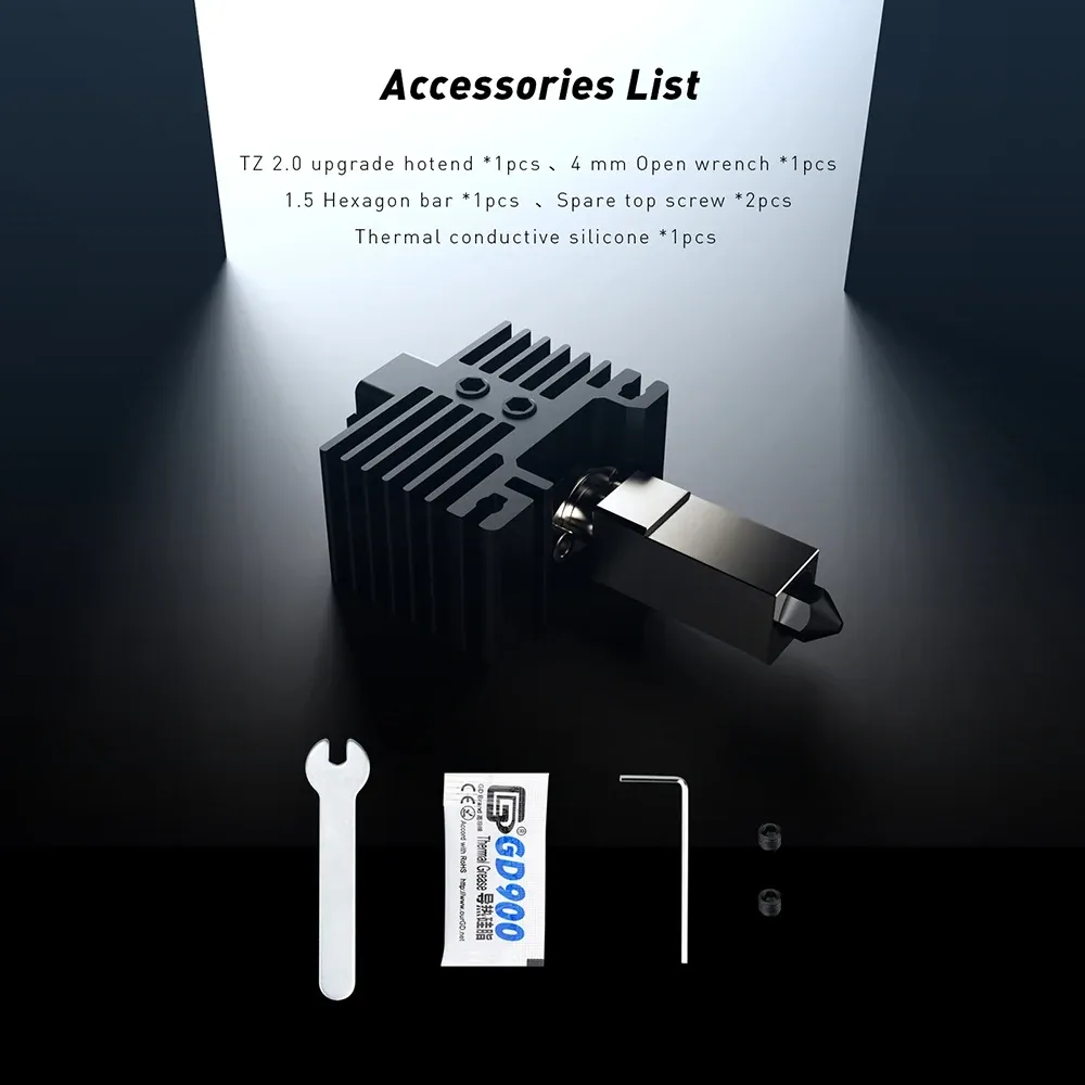 Verbessertes Hotend mit Bimetall-Heatbreak für Bambu Lab X1 X1-Carbon P1P P1S