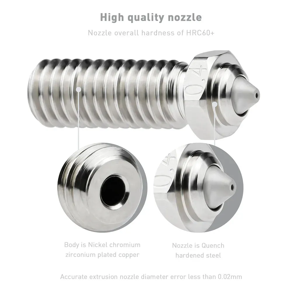 Volcano Bimetall-Düse 550°C für Sidewinder X1 X2