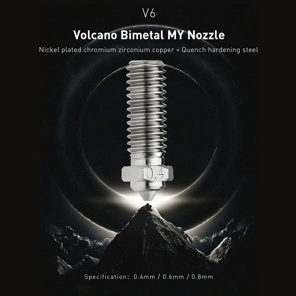Volcano Bimetallic-Düse 0,4 bis 0,8 mm für Sidewinder X1/X2