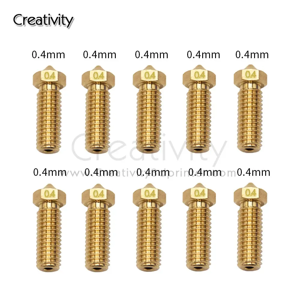 Volcano Düse Messing für Artillery Sidewinder Genius Pro 0,2 bis 1,2 mm