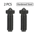 Volcano Düse Messing Hartstahl für Anycubic Kobra 2 Serie 0,2 bis 0,8 mm – Farbe 2PC Hardened