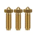 Volcano Düse Messing Hartstahl für Anycubic Kobra 2 Serie 0,2 bis 0,8 mm – Farbe 3PC Brass
