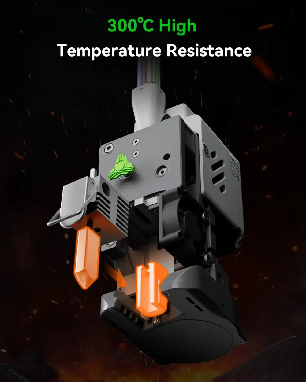 Vollmetall-Hotend mit 0,4 mm Düse für Creality SparkX I7