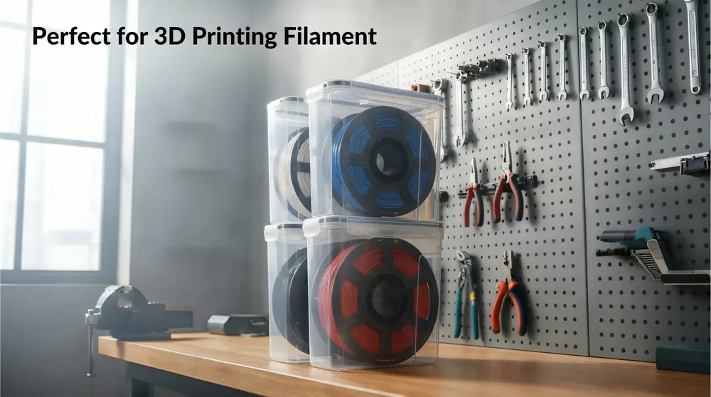 Vorratsdosen 6er Set 4L luftdicht für Filamentrollen
