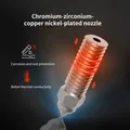 Vulkandüse gehärtete Stahldüse Messing für Creality K1 Kobra – 5