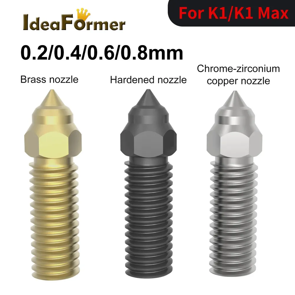 Vulkandüse gehärtete Stahldüse Messing für Creality K1 Kobra