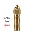 Vulkandüse Messing gehärtete Stahldüse für Creality K1 Kobra – Farbe 1PC brass