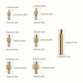 Wärmeeinsatzmuttern-Set 7 Stück – Farbe 1 set