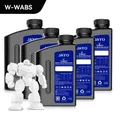 Wasserwaschbares ABS-Harz 395-405nm 5kg für LCD/DLP-Drucker – Farbe Washable ABS WT-5KG