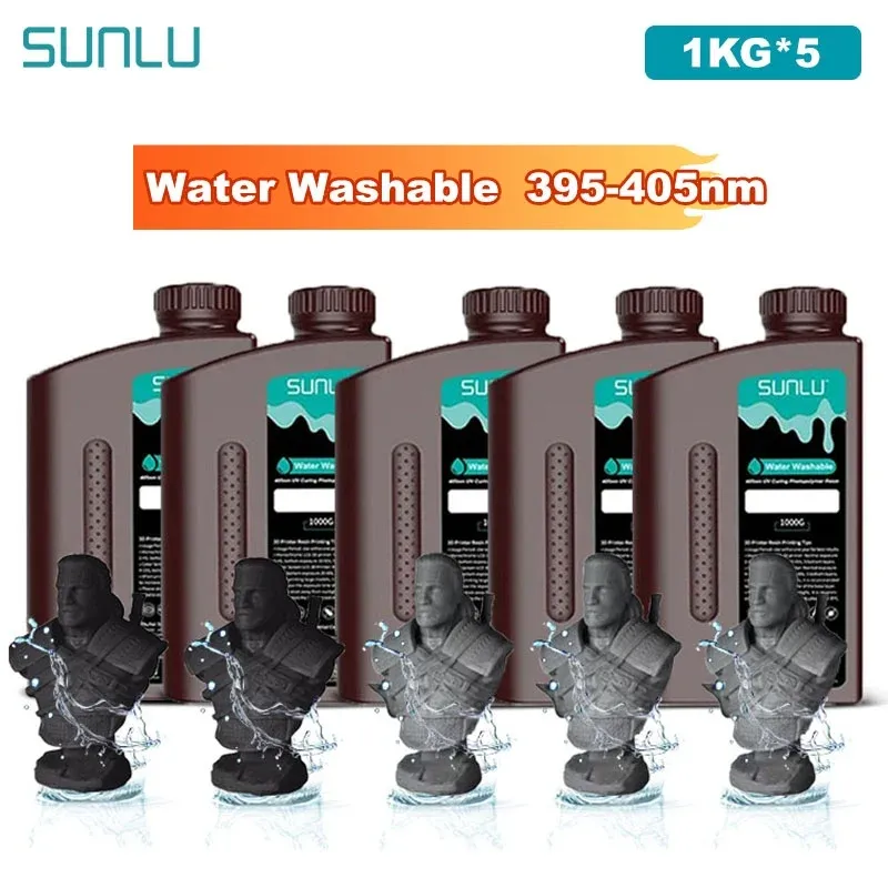 Wasserwaschbares Harz 395-405nm 1kg bis 5kg schnelle Aushärtung