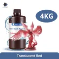 Wasserwaschharz 2 bis 4 kg hohe Genauigkeit – Farbe Tran-Red 4kg
