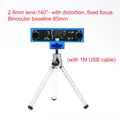 Webcam 1080P HD Dual-Objektiv USB synchron VR 3D Modellierung – Farbe Tripod 2.8mm 140 deg