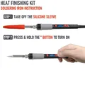 Werkzeug-Set 80W Lötkolben Wärmeeinsatz Messing Mutter – 6