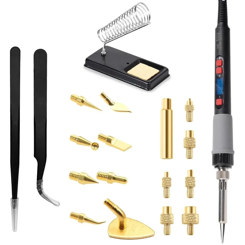Werkzeug-Set 80W Lötkolben Wärmeeinsatz Messing Mutter