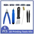Werkzeugset 6-teilig Scheren Nadeln Pinzetten Zangen – Farbe 6PCS Tool Kits