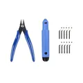 Werkzeugset Trimm-Bürste Reinigungsnadel Pinzette Zange – Farbe Set 06